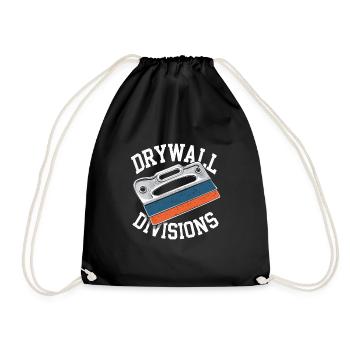 Drywall Installer Team - Drawstring Bag - black - Front
