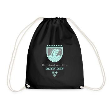 Accroché à la prise la plus froide - Sac de sport léger - noir - Devant