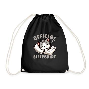 Official Sleeper American Short Lover - Drawstring Bag - black - Front