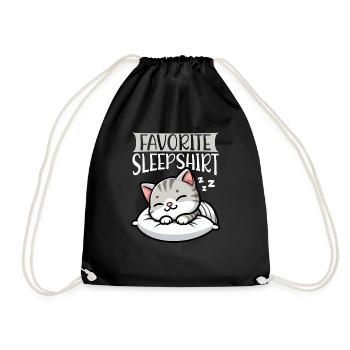 Official Sleeper American Short Lover - Drawstring Bag - black - Front