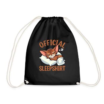 Officiel Sleeping House Abyssin Cats - Sac de sport léger - noir - Devant