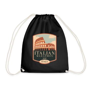 Marathon d’Italie - 2025 - Italie - Sac de sport léger - noir - Devant