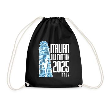 Italian Halbmarathon - 2025 - Italien - Turnbeutel - Schwarz - Vorne