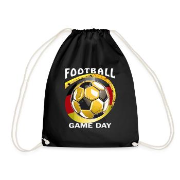 JOUR DE MATCH DE FOOTBALL - Sac de sport léger - noir - Devant