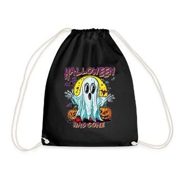 HALLOWEEN HAS COME - Drawstring Bag - black - Front