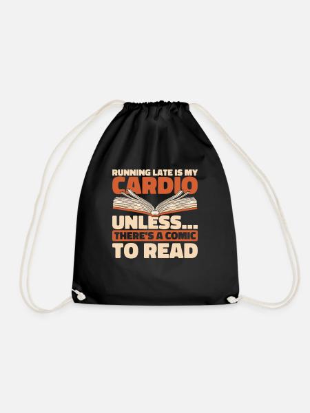 Comics - Drawstring Bag - black