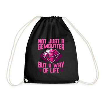 Tailleur de pierres précieuses - Sac de sport léger - noir - Devant