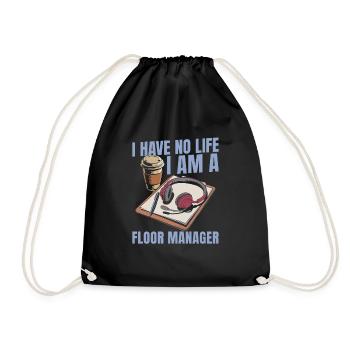 Gérant d’étage - Sac de sport léger - noir - Devant