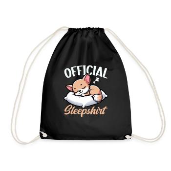 Maison Officielle Sleeping House Chihuahua Chien Schlafyhead - Sac de sport léger - noir - Devant