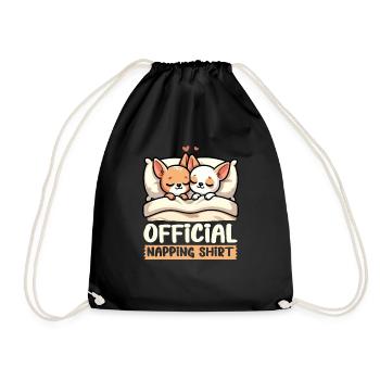 Maison Officielle Sleeping House Chihuahua Chien Schlafyhead - Sac de sport léger - noir - Devant
