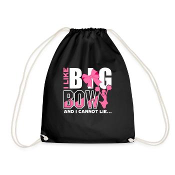 Archery Archery I Like Big Bow - Drawstring Bag - black - Front
