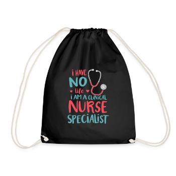 Specialist nurse - Drawstring Bag - black - Front