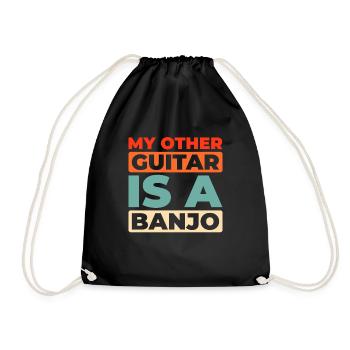 Banjo - Drawstring Bag - black - Front