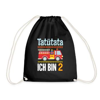 2e anniversaire des pompiers de Tatütata - Sac de sport léger - noir - Devant