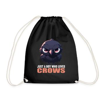 Crows Crow - Drawstring Bag - black - Front