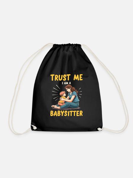 Babysitter - Turnbeutel - Schwarz