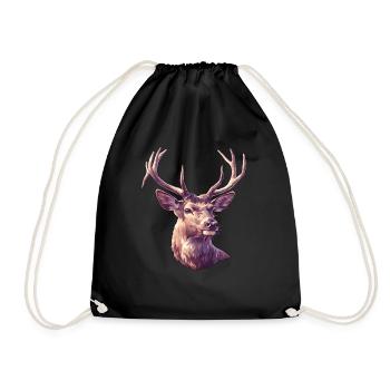 Cerf Cerf - Sac de sport léger - noir - Devant
