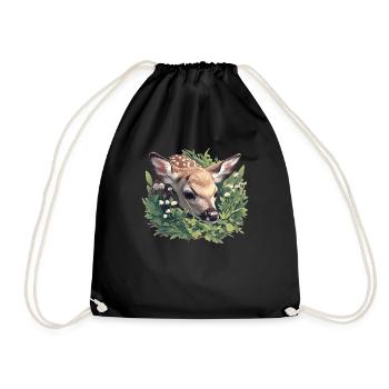 Cerf Cerf - Sac de sport léger - noir - Devant