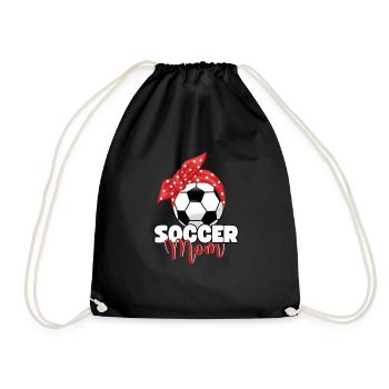 Soccer Mom Soccer Maman Joueur De Soccer Maman Disant - Sac de sport léger - noir - Devant