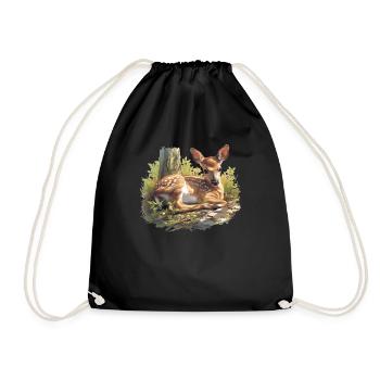Cerf Cerf - Sac de sport léger - noir - Devant