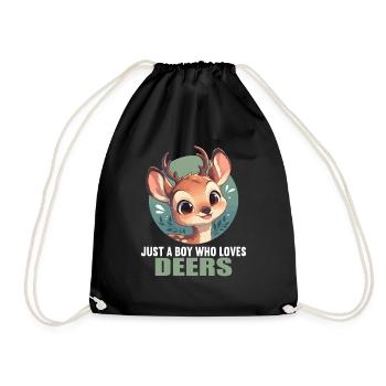 Cerf Cerf - Sac de sport léger - noir - Devant