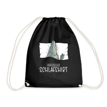 Chemise de nuit officielle Pyjama crocodile - Sac de sport léger - noir - Devant