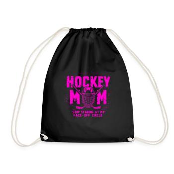 FACE OFF CIRCLE - Drawstring Bag - black - Front