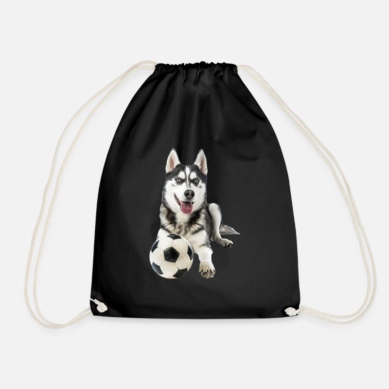 Sibirischer Husky - Turnbeutel - Schwarz