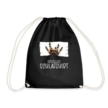 Chemise de nuit officielle Pyjama Tarantula - Sac de sport léger - noir - Devant
