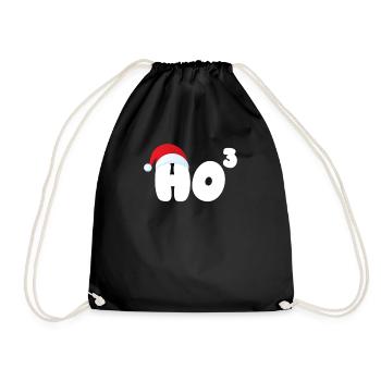 Ho Cubed Drôle Noël Professeur de mathématiques Ho Ho Ho - Sac de sport léger - noir - Devant