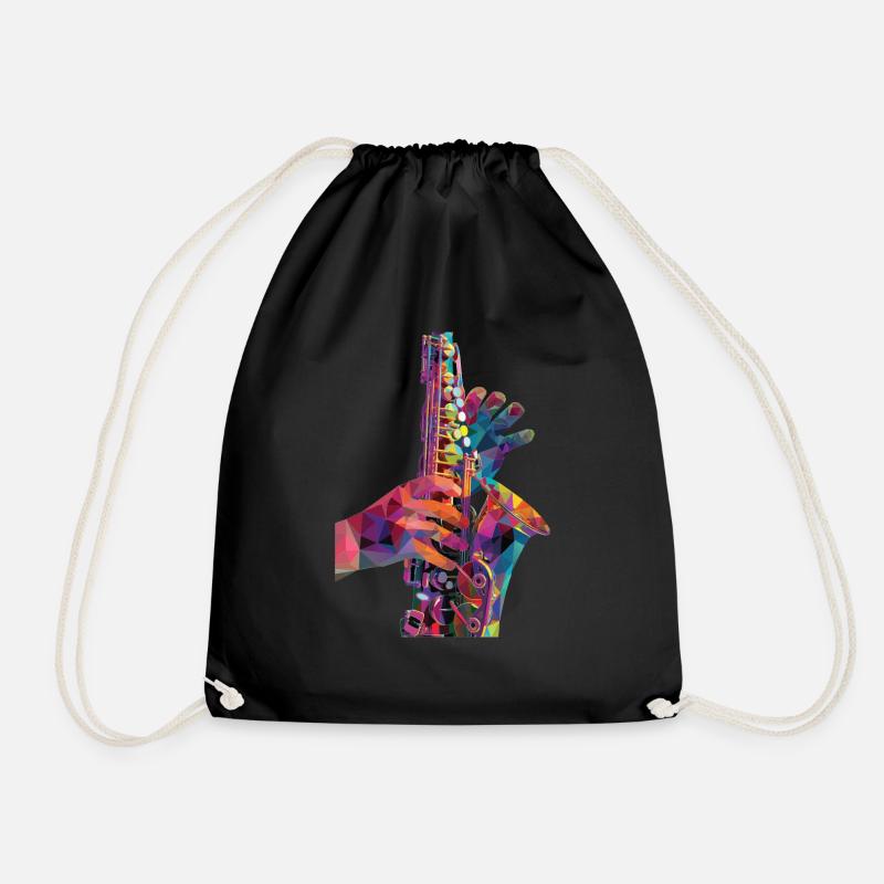 Saxophone - Sac de sport léger - noir
