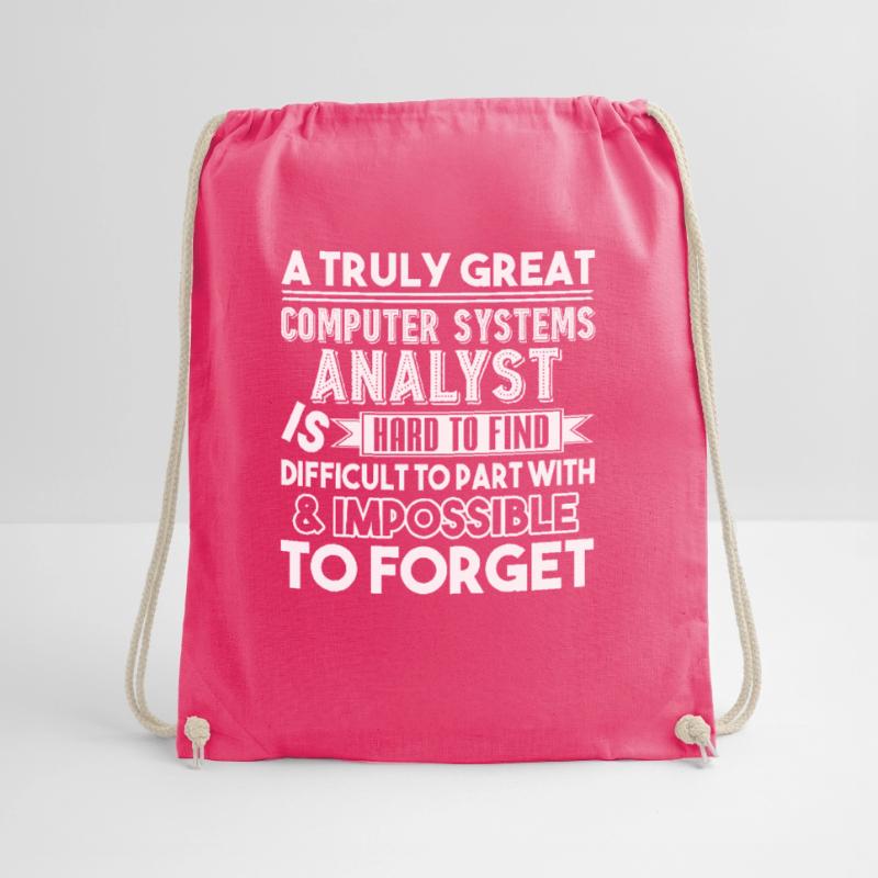 A Truly Great Computer Systems Analyst Drawstring Bag