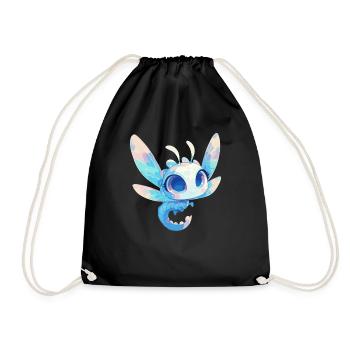 Dragonflies Dragonfly - Drawstring Bag - black - Front