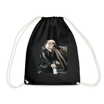 Bouledogue - Sac de sport léger - noir - Devant