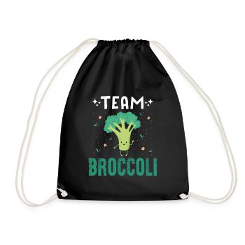 Team Broccoli - Turnbeutel - Schwarz - Vorne