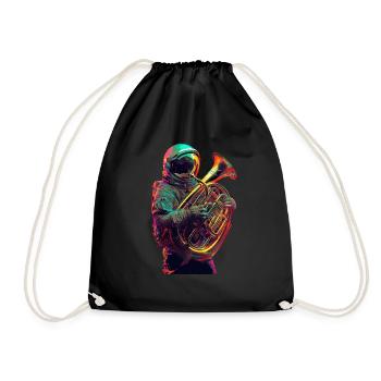 Tuba astronaute - Sac de sport léger - noir - Devant