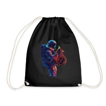 Tuba astronaute - Sac de sport léger - noir - Devant
