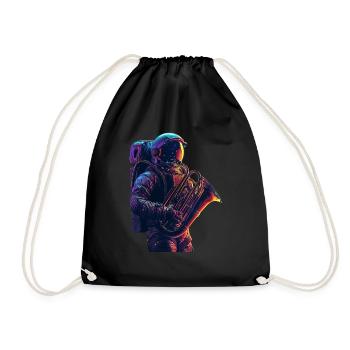 Tuba astronaute - Sac de sport léger - noir - Devant