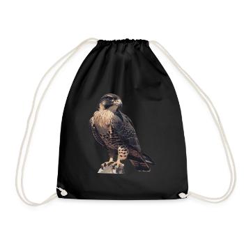 Faucon Faucon - Sac de sport léger - noir - Devant