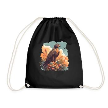 Faucon Faucon - Sac de sport léger - noir - Devant