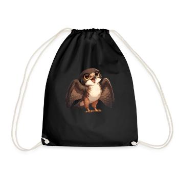 Faucon Faucon - Sac de sport léger - noir - Devant