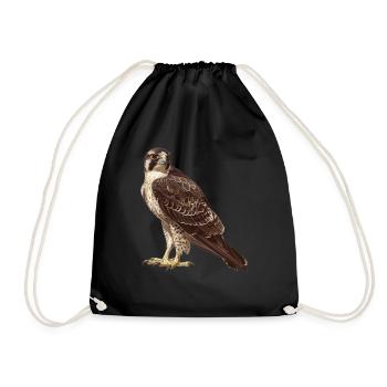 Faucon Faucon - Sac de sport léger - noir - Devant
