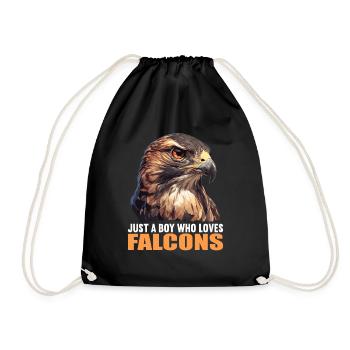 Faucon Faucon - Sac de sport léger - noir - Devant