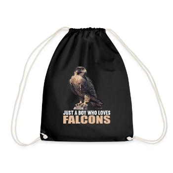 Falcon Falcon - Drawstring Bag - black - Front