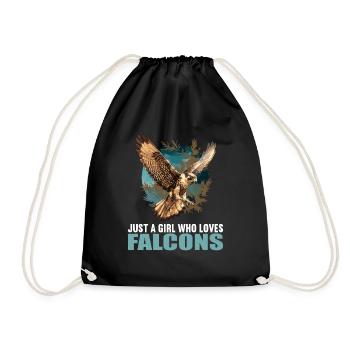 Falcon Falcon - Drawstring Bag - black - Front