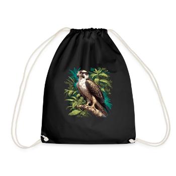 Faucon Faucon - Sac de sport léger - noir - Devant