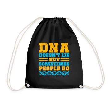 Forensic Science Major DNA Doesn ́t Lie Forensics - Drawstring Bag - black - Front
