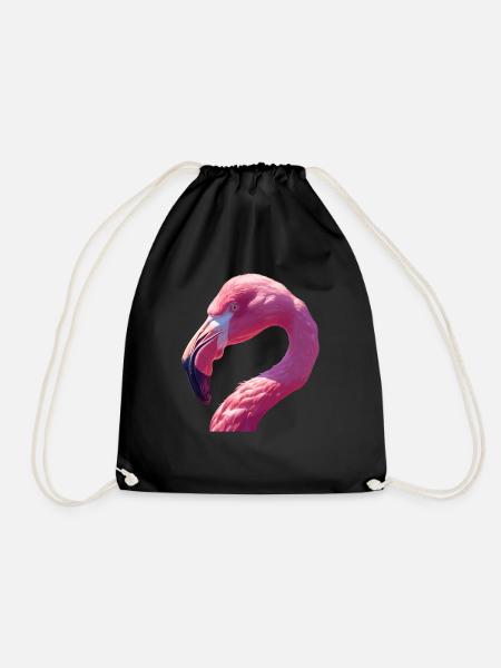 Flamants roses Flamant rose - Sac de sport léger - noir