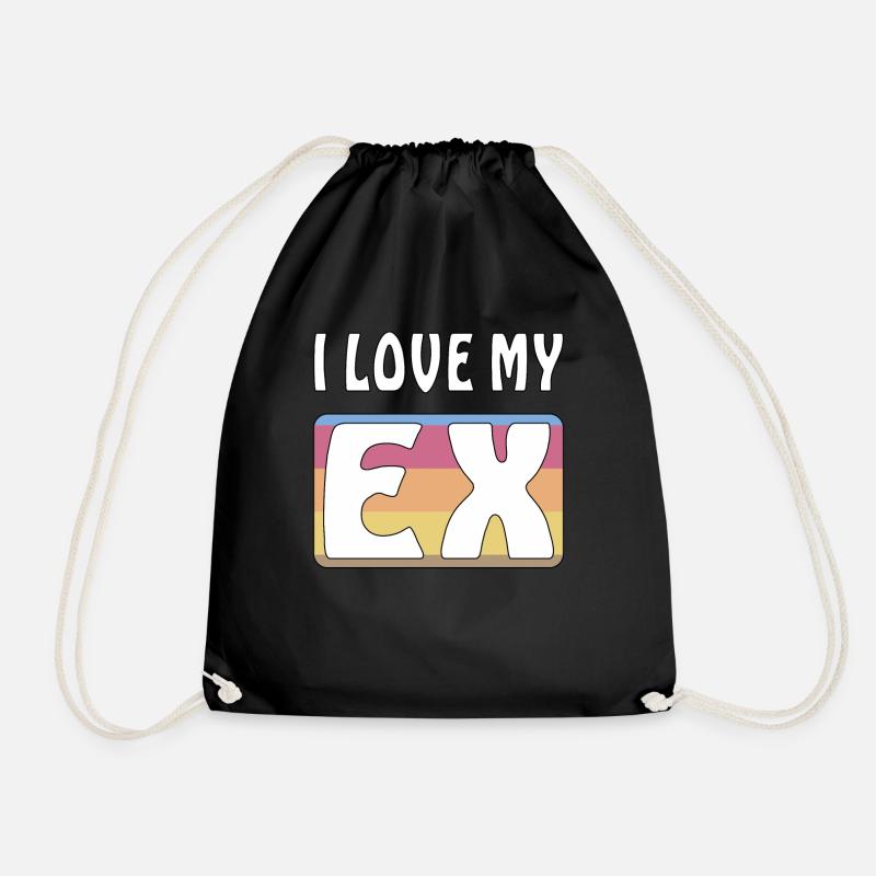 J’AIME MON EX - Sac de sport léger - noir
