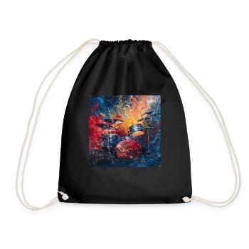 Percussion - Drawstring Bag - black - Front